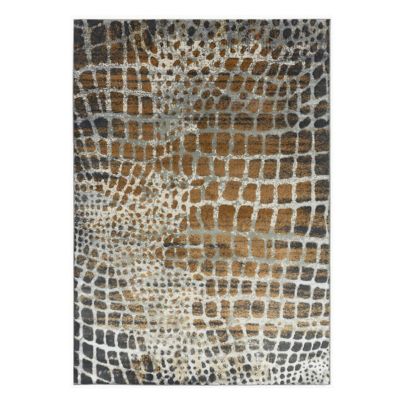 Tapis salon et chambre tissé plat CYPHER GIRAFE 080x150 cm