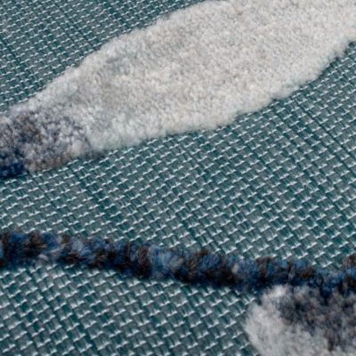 Tapis salon et chambre tissé plat intérieur extérieur MILOW 160x230 cm