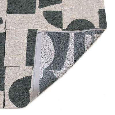 Tapis salon et chambre tissé plat OCEAN SPRITZ 200x280 cm