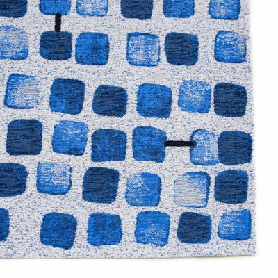 Tapis salon et chambre tissé plat SHADY STONES 140x200 cm