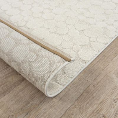 Tapis salon GALAI 160x220 cm Crème - Tapis Chambre doux et soyeux