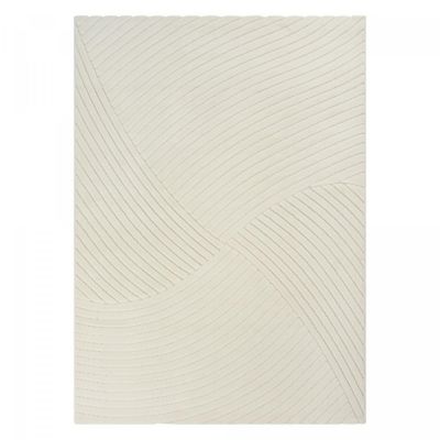 Tapis salon GEMGRAF 160x220 cm Crème - Tapis Salon doux et soyeux