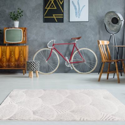 Tapis Sarah 100x150cm blanc