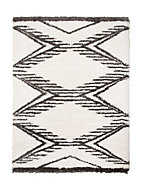 Tapis Scandi Tribal 150x200 cm blanc