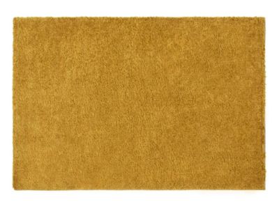 Tapis Shaggy à poils longs - 200 x 300 cm - Jaune moutarde - MILINIO