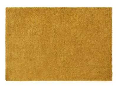 Tapis Shaggy à poils longs - 200 x 300 cm - Jaune moutarde - MILINIO