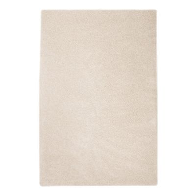 Tapis Shaggy à poils longs Crème 133 x 190 cm - Floordirekt