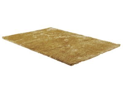 Tapis shaggy à poils longs - Doré - 200 x 290 cm - GLITTER