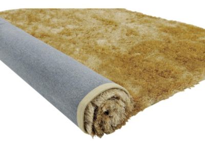 Tapis shaggy à poils longs - Doré - 200 x 290 cm - GLITTER