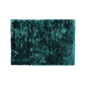 Tapis shaggy à poils longs ultra doux - 160 x 230 cm - vert pinède - DOLCE