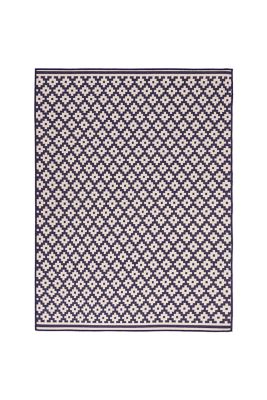 Tapis Summer bleu 133 x 180 cm Castorama