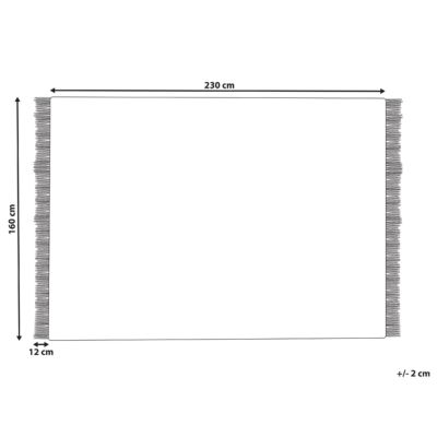 Tapis TEKELER Gris 160 x 230 cm Laine