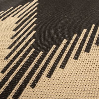 Tapis tissé plat Izel ethnique naturel L.200 x l.150 cm