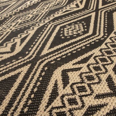 Tapis tissé plat Nelli ethnique L.200 x l.150 cm