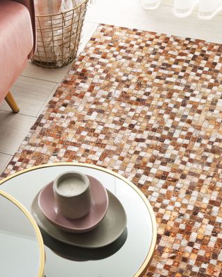Tapis TORUL 160 x 230 cm Cuir Marron