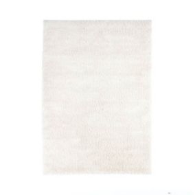 Tapis toucher laineux extra-doux écru 120x170