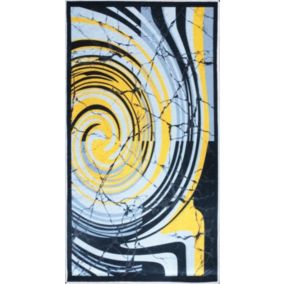 Tapis TOURBILLON Jaune, Dimension: 120x180