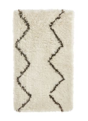 Tapis Tribal Lignes Grises 100 X 150 Cm Castorama