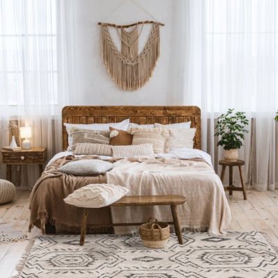 Tapis tufte Riah motif Deco & co L.230 x l.170 cm