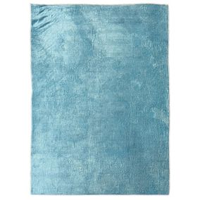 Tapis TUFTY Uni Bleu, Dimension: 200x290