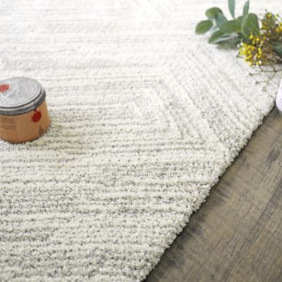 Tapis ultra-doux - Minimaliste - Crème dessin graphique clair - 120 x 170 cm