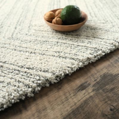 Tapis ultra-doux - Minimaliste - Crème dessin graphique gris - 200 x 290 cm