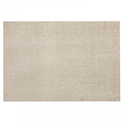 Tapis uni à poils longs en polypropylène 160 x 230 cm sable  Oviala