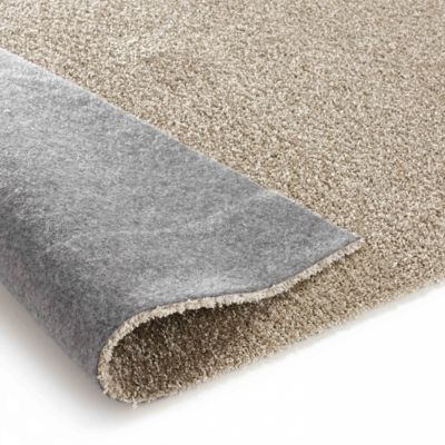 Tapis uni à poils longs en polypropylène 160 x 230 cm sable  Oviala