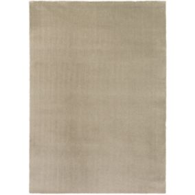 Tapis Velours - Taupe - Lavable en machine - 140 x 200 cm