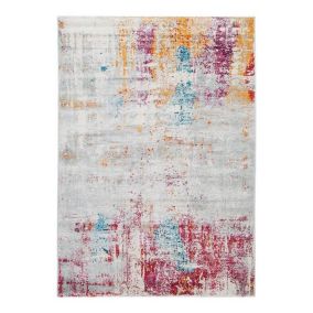 Tapis vintage intérieur rayé pour salon Norwich 230x160 CM - Multicolore