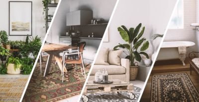 Tapis vinyl rond pour le salon Tulup fi50 cm Imperméable lavable Feuilles tropicales