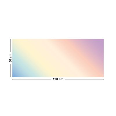 Tapis Vinyle Arc en ciel - 99deco - L 120 x l 50 cm Ep. 2 mm