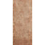 Tapis vinyle Circle brown 49.5 x 116 cm