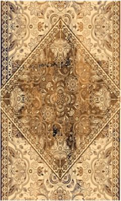 Tapis vinyle décor vintage 83 x 49,5cm
