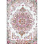 Tapis vinyle Essaouira motif traditionnel, persan, orient rose L.66 x l. 95 cm Dada Art