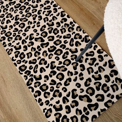 Tapis Vinyle Motif Leopard - 99deco - L 120 x l 50 cm Ep. 2 mm