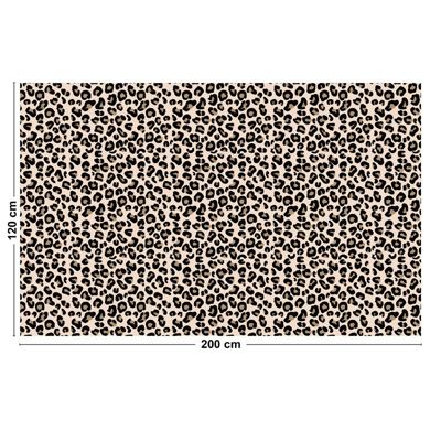 Tapis Vinyle Motif Leopard - 99deco - L 200 x l 120 cm Ep. 2 mm