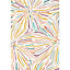 Tapis vinyle motif traits multicolore L.95x l.66 cm x ep. 2 mm