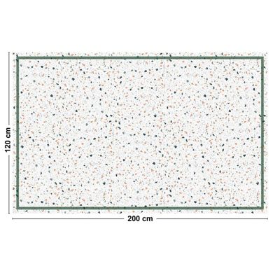 Tapis Vinyle Terrazzo - 99deco - L 200 x l 120 cm Ep. 2 mm