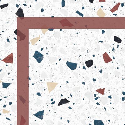 Tapis Vinyle Terrazzo - 99deco - L 200 x l 120 cm Ep. 2 mm