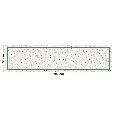 Tapis Vinyle Terrazzo - 99deco - L 200 x l 50 cm Ep. 2 mm