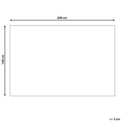 Tapis YELKI Bleu 140 x 200 cm Soie artificielle