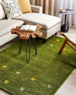 Tapis YULAFI Vert 140 x 200 cm Laine Tapis persan