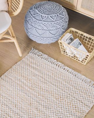 Tapis ZERDALI Beige 80 x 150 cm Jute