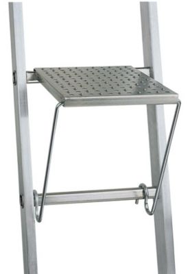 Taquet repose-pieds pour échelle Centaure 380001 en alliage d'aluminium P.240 x l.255 mm