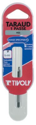 Taraud Tivoly ø5 x 80 mm