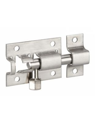 Targette, inox, pêne diamètre  6mm, 26x38mm - THIRARD