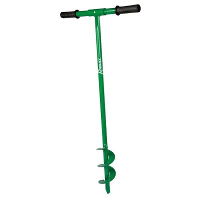Tarière manuelle hauteur 100 cm, Bêche-tarière de jardinage, forage diam 10 cm, Planter des Arbustes,Fleurs, Bulbes