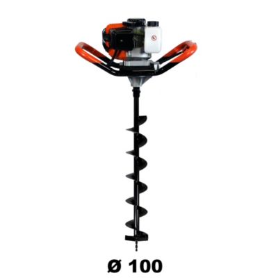 Tarière thermique 52 cm3, 3 CV + mèche 100 mm - GT GARDEN