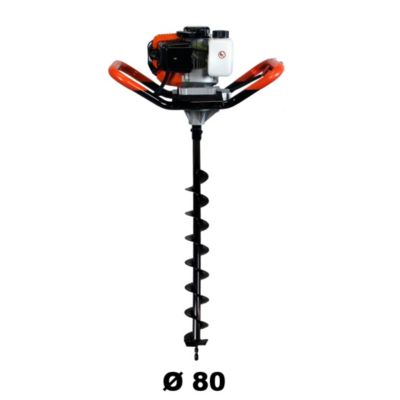 Tarière thermique 52 cm3, 3 CV + mèche 80 mm - GT GARDEN